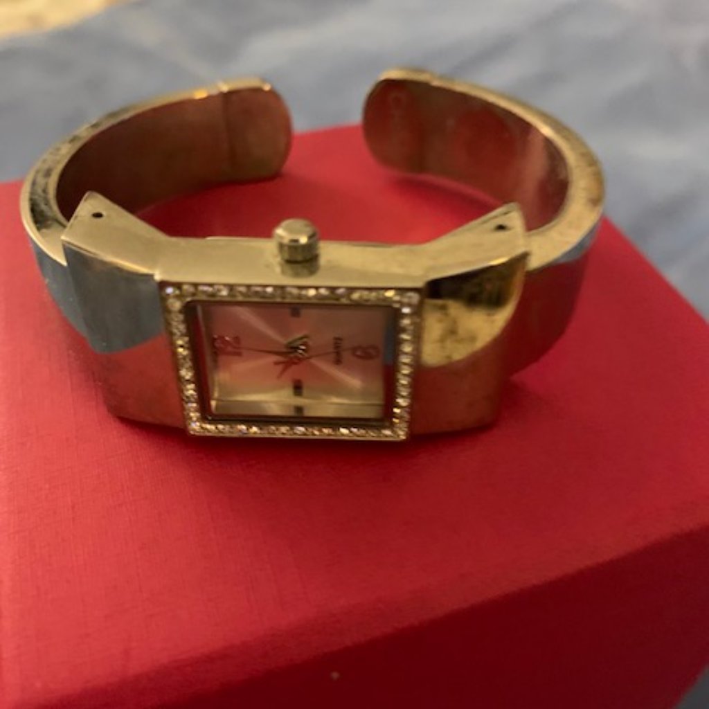 Silver Watch Bangle